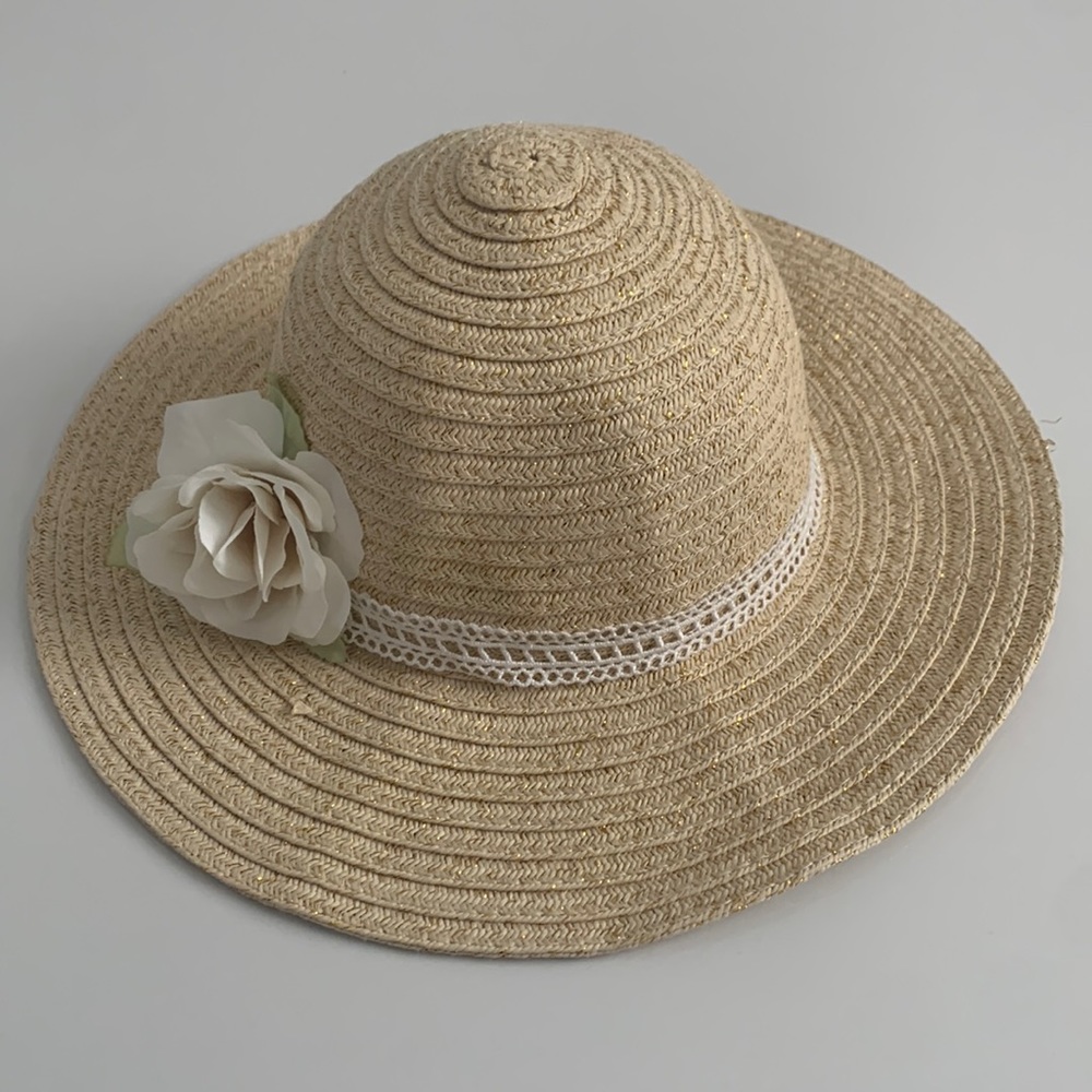 Toddler girl beach hat